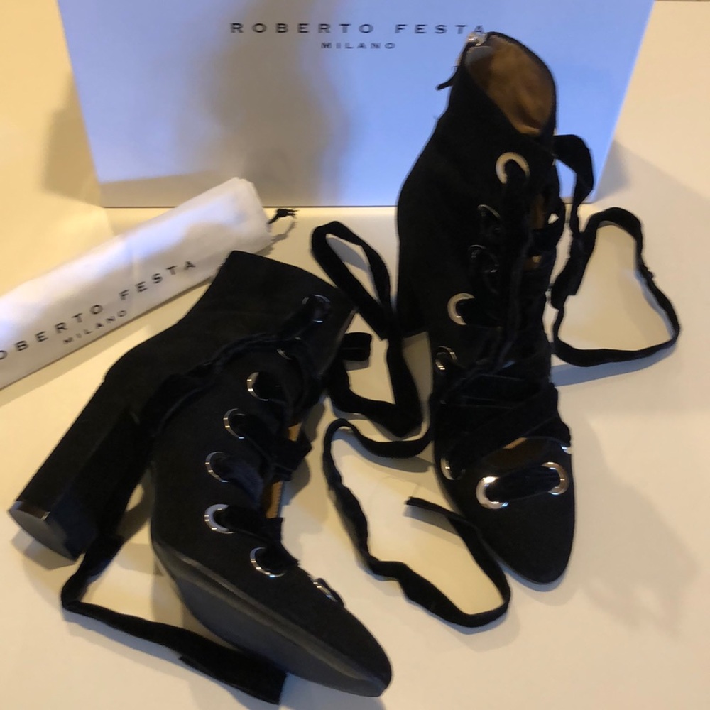 Roberto Festa eyelet lace up boots